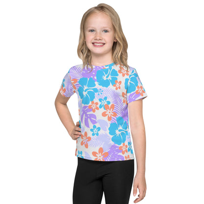 Tropical Hawaiian Flowers Kids T-shirt