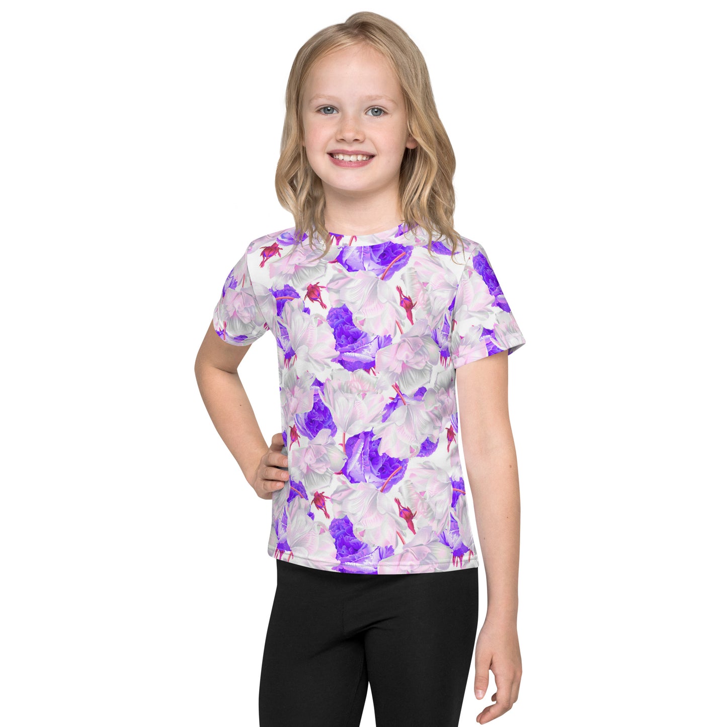 Roses and Tulips Kids T-shirt