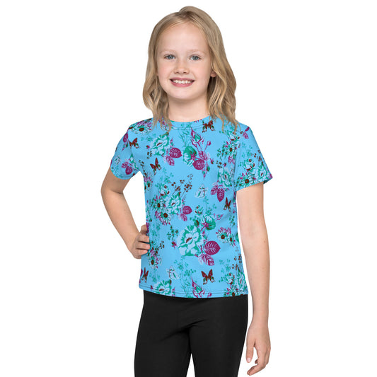 Butterflies and Roses Kids T-shirt