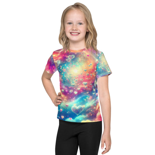 Colorful Kids crew neck t-shirt