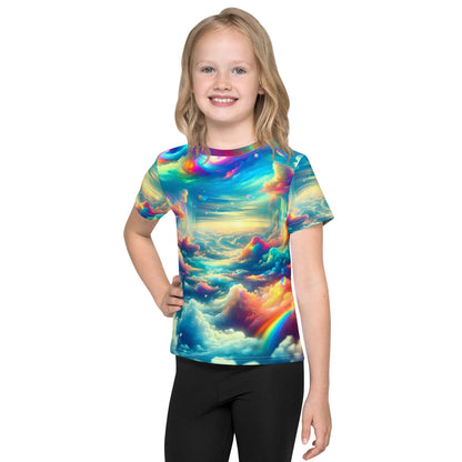 Colorful Kids crew neck t-shirt