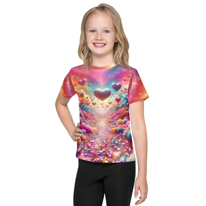 Colorful Kids crew neck t-shirt