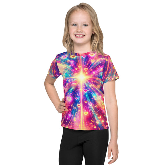 Colorful Kids crew neck t-shirt