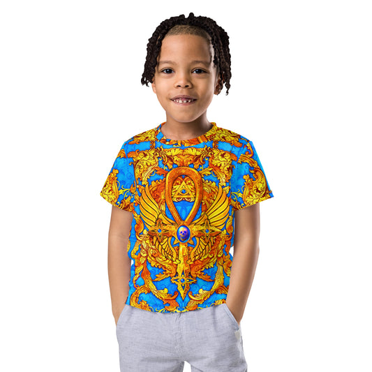 Kid's Egyptian Ankh crew neck t-shirt