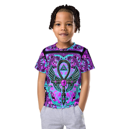 Kid's Egyptian Ankh crew neck t-shirt