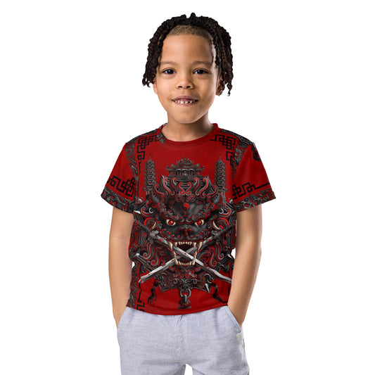 Kids Chinese Dragon crew neck t-shirt