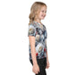 Kids Colorful Flowers crew neck t-shirt