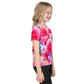 Kids Colorful Flowers crew neck t-shirt