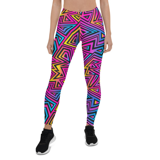 Bright Geometric Leggings