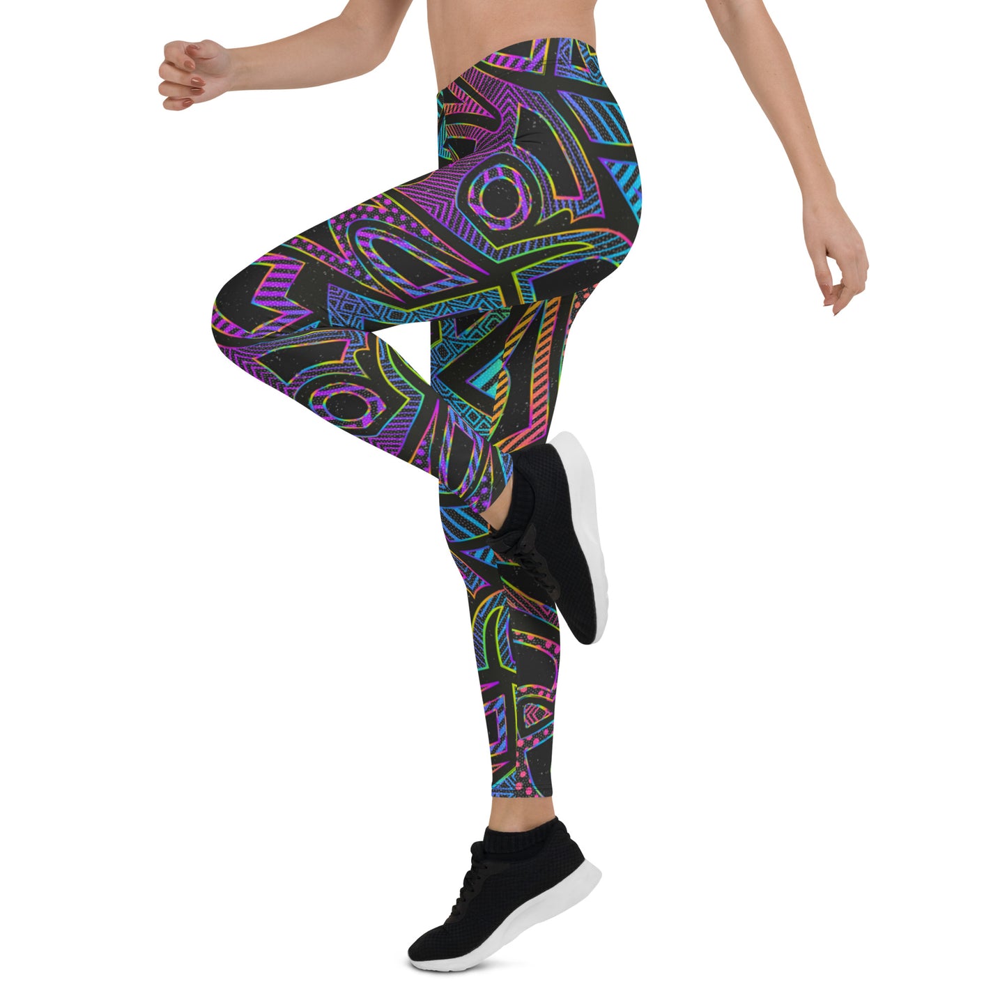 Bright Geometric Leggings