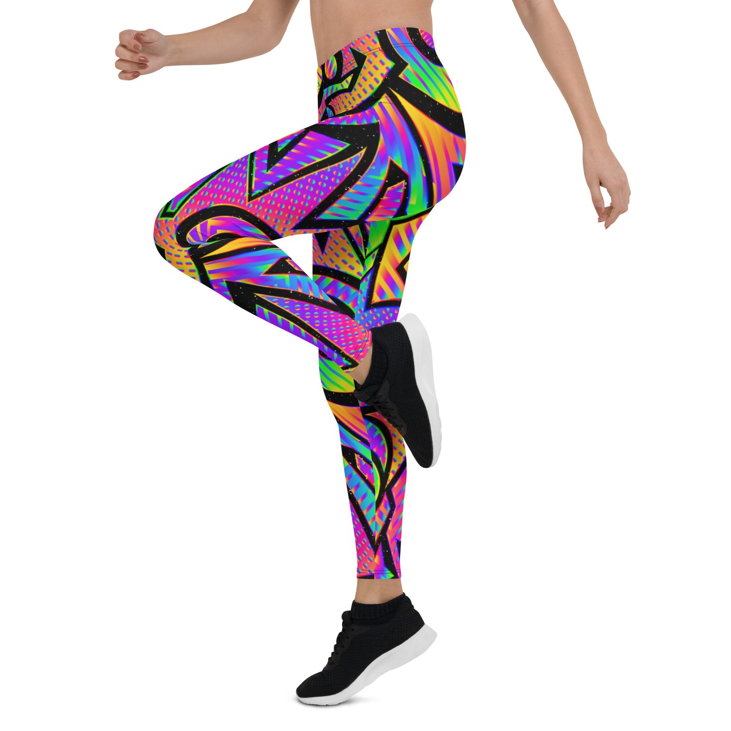 Bright Geometric Leggings