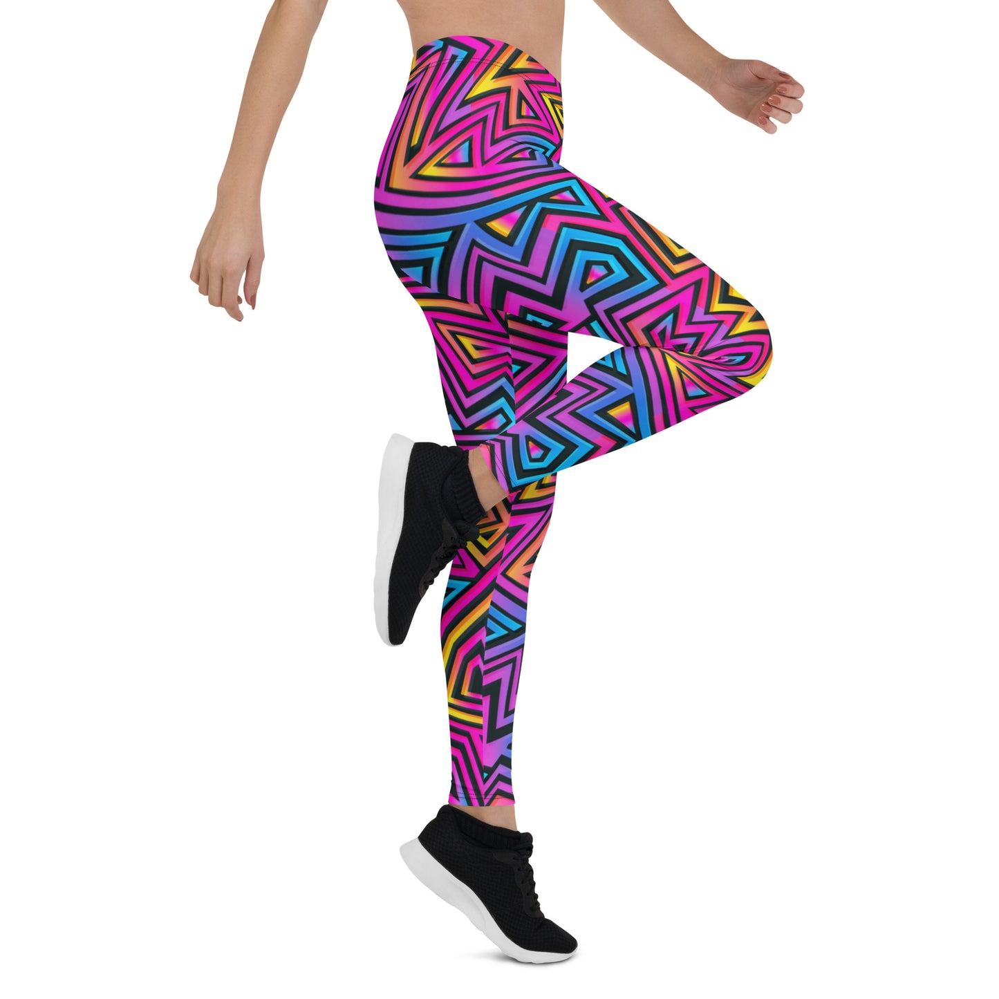 Bright Geometric Leggings