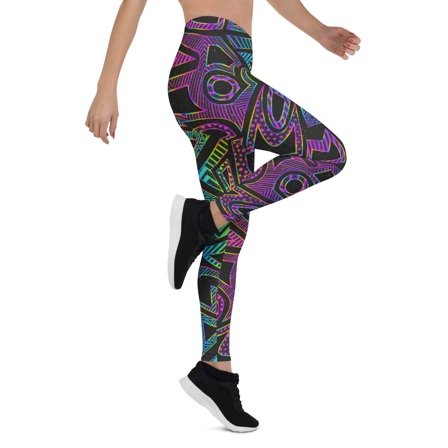 Bright Geometric Leggings