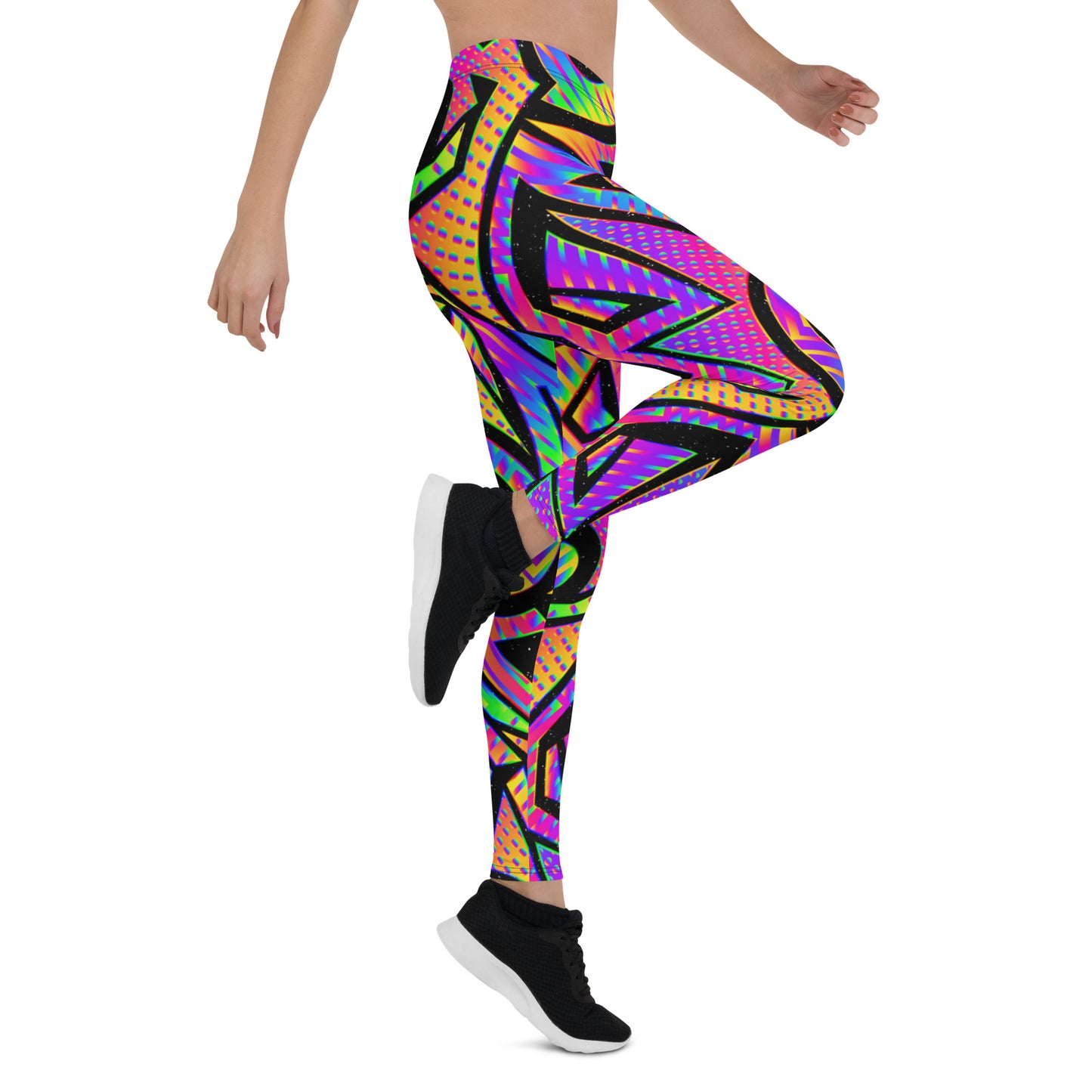 Bright Geometric Leggings