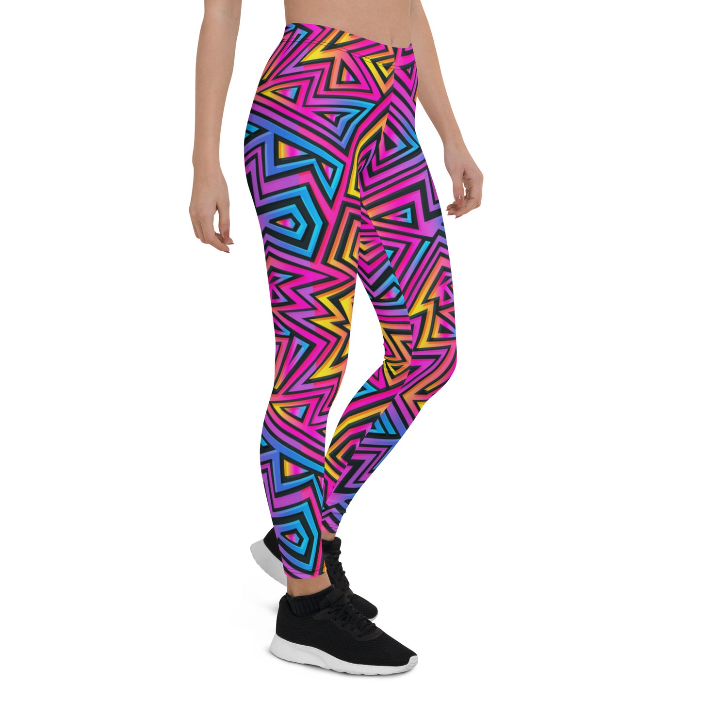 Bright Geometric Leggings