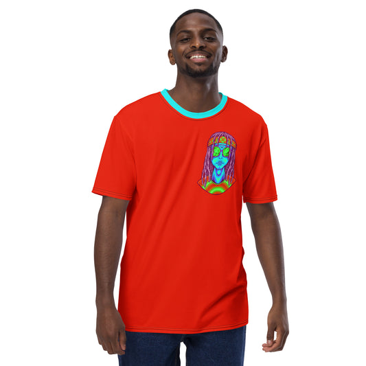 Psychedelic Alien With Dreads Men's t-shirt