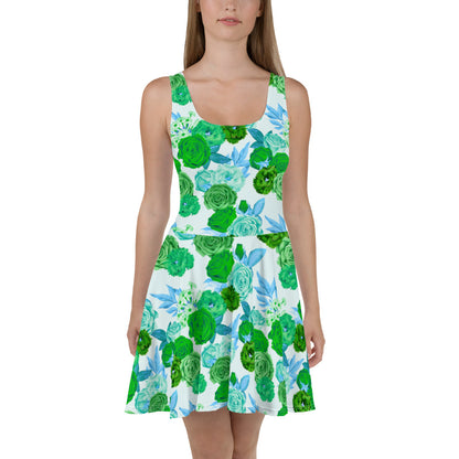 Garden Flowers Skater Dress