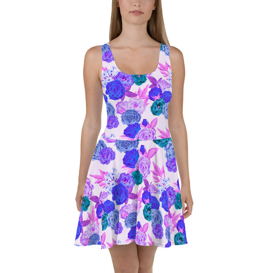 Garden Flowers Skater Dress