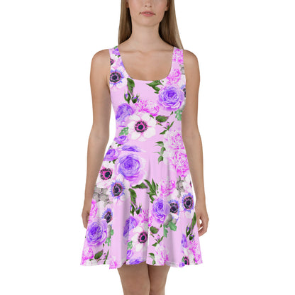 Roses Bush Skater Dress