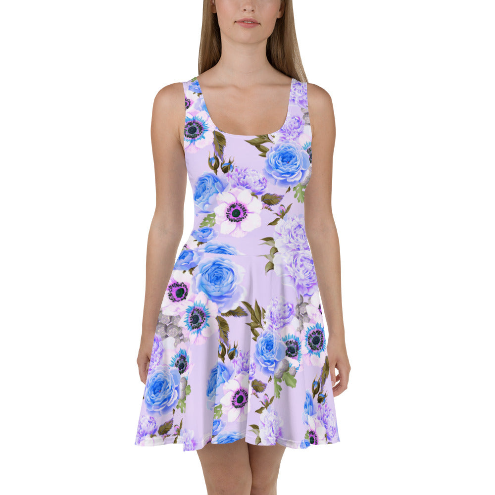 Roses Bush Skater Dress