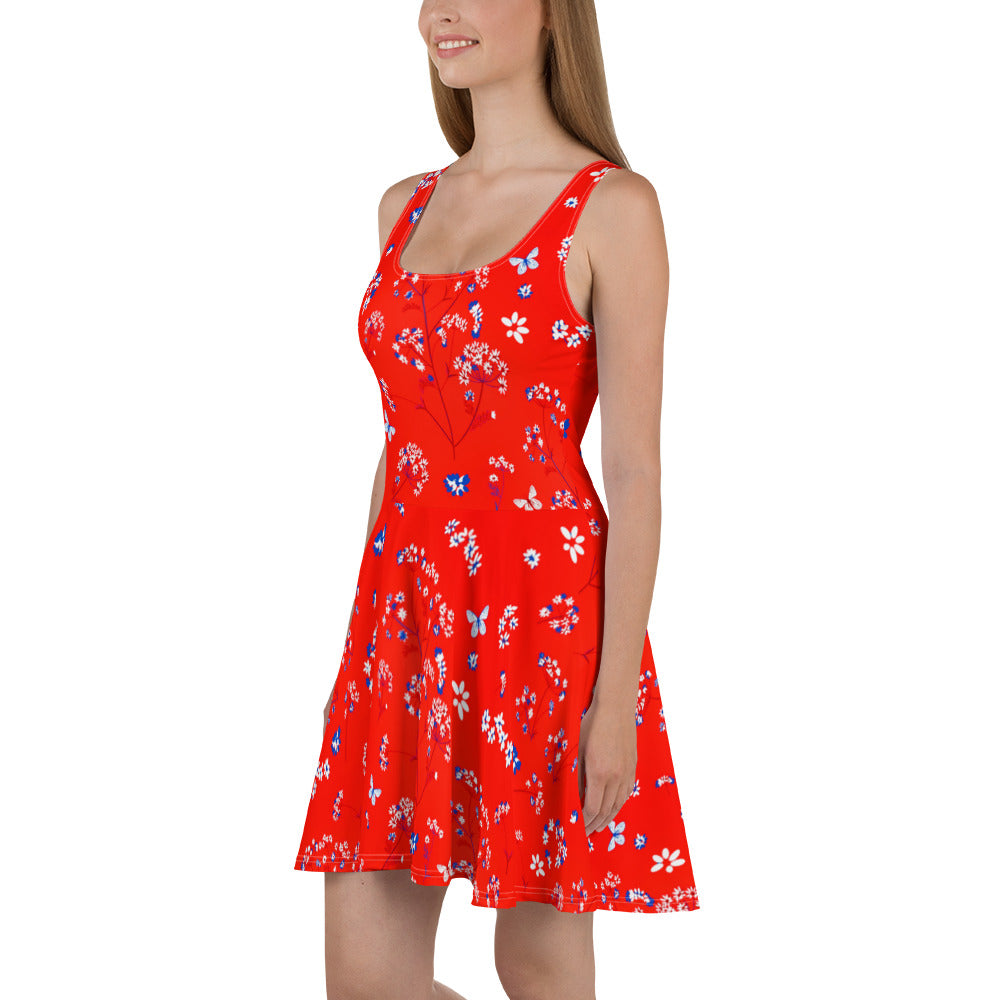 Flower Garden Skater Dress