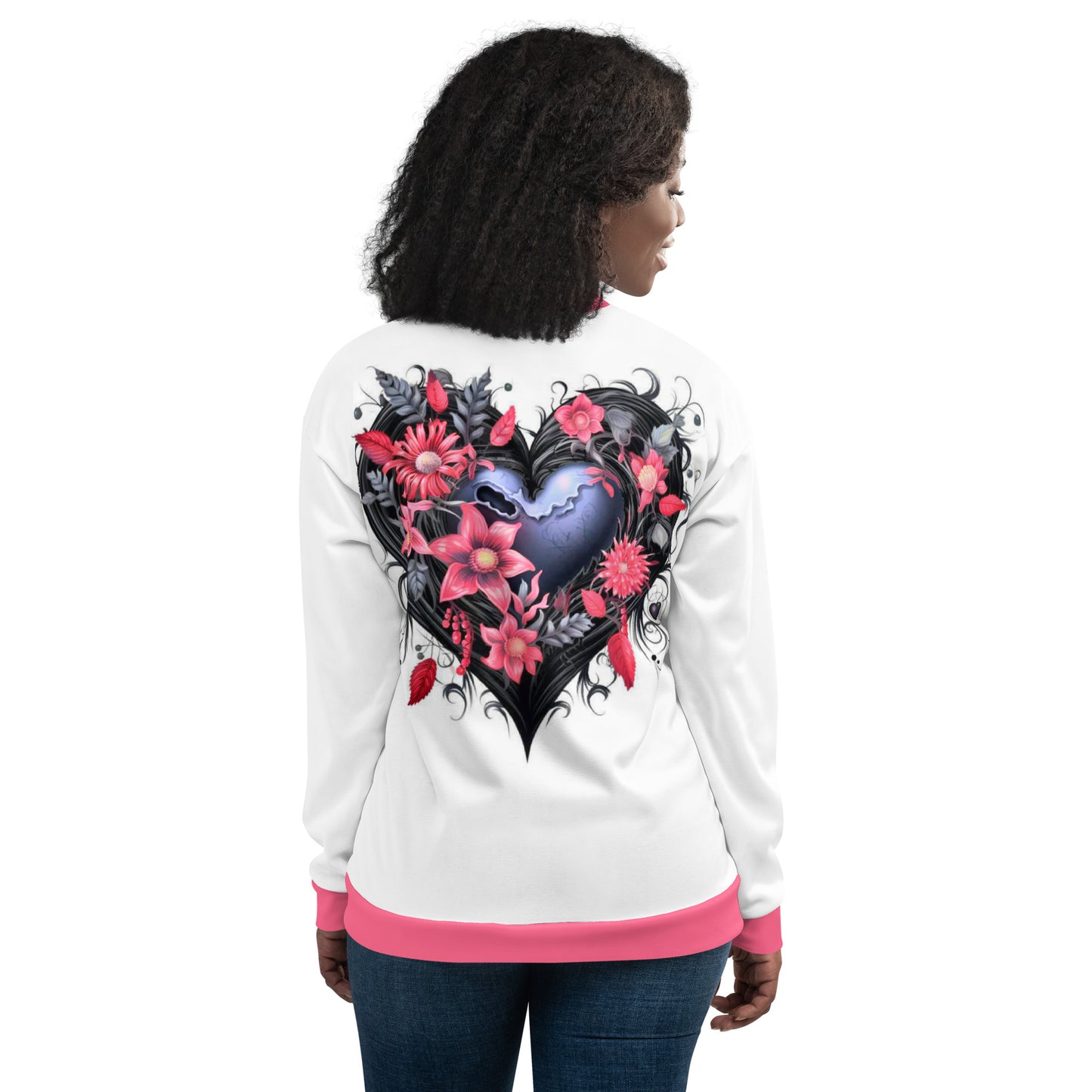 Gothic Hearts Unisex Bomber Jacket