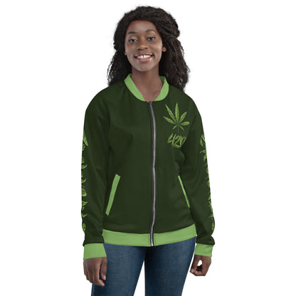 420 Stoners Only Unisex Bomber Jacket