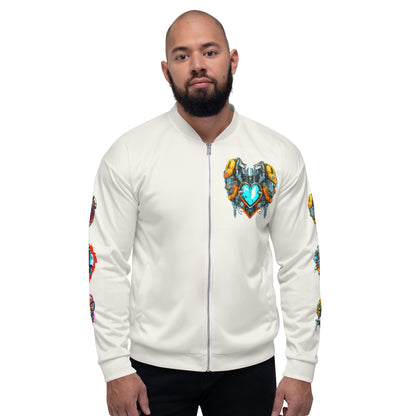 Bionic Hearts Unisex Bomber Jacket