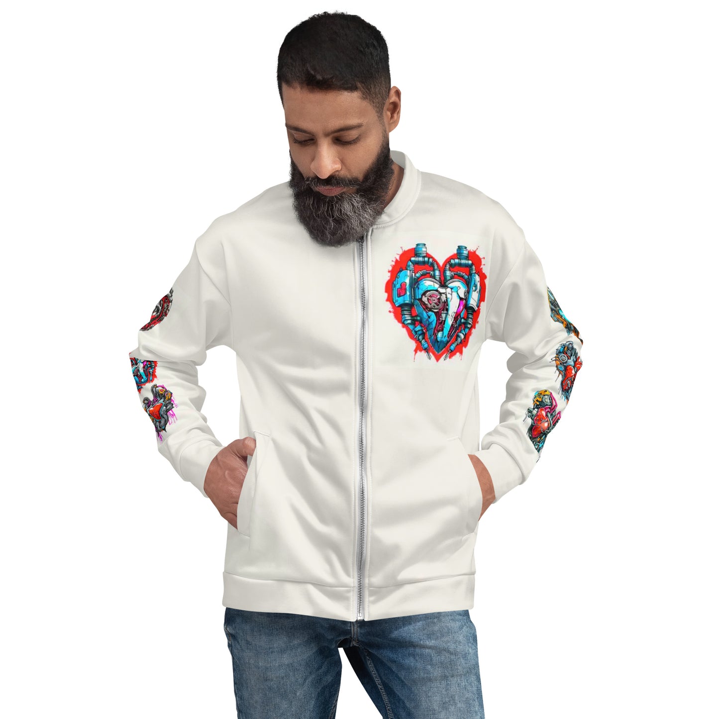 Bionic Hearts Unisex Bomber Jacket