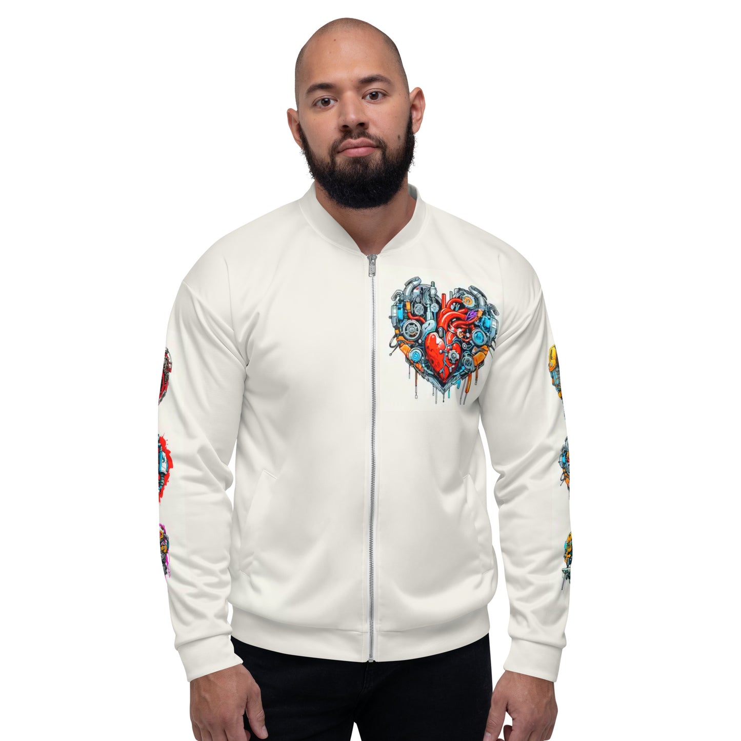 Bionic Hearts Unisex Bomber Jacket