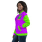 Psychedelic Alien With Dreads Unisex Bomber Jacket