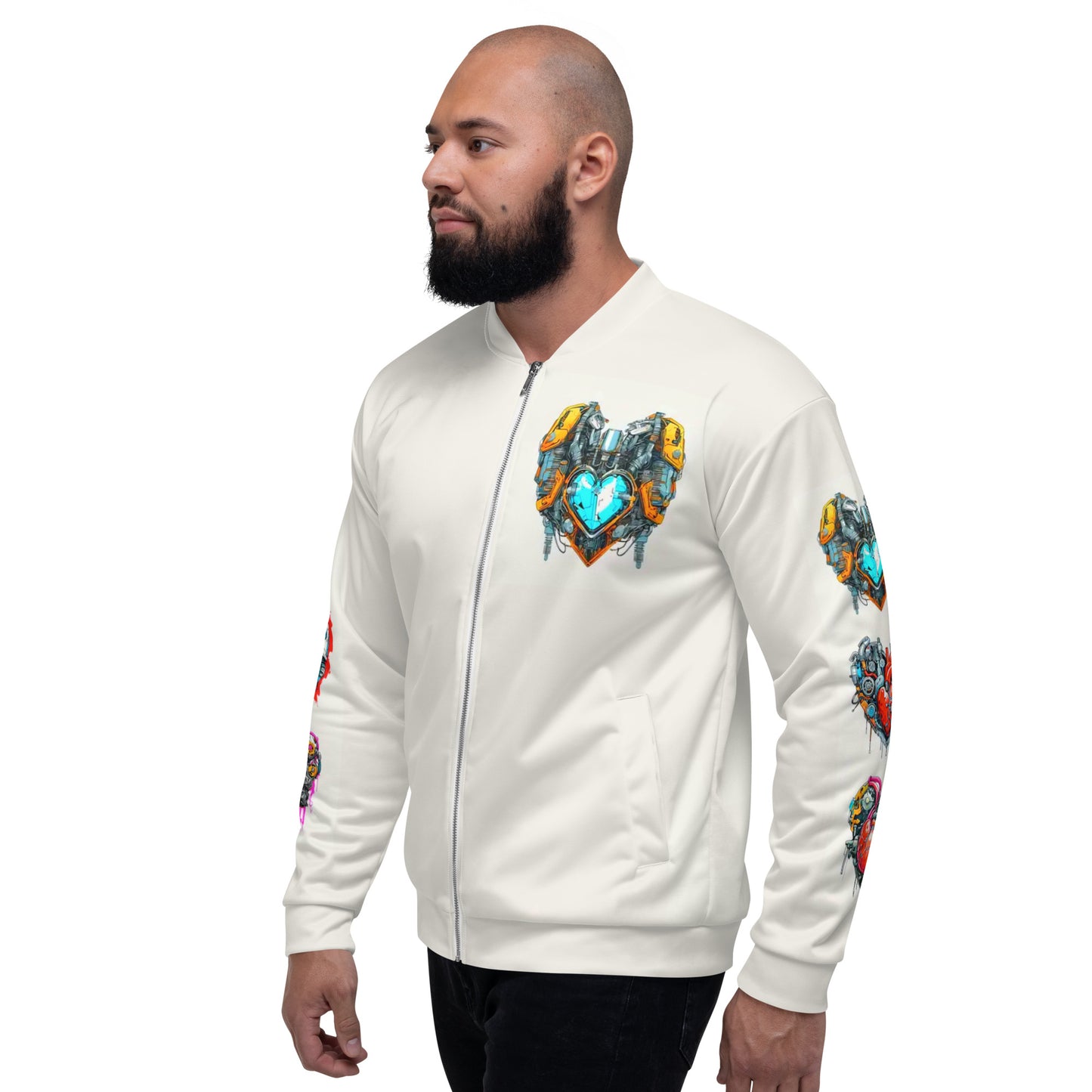 Bionic Hearts Unisex Bomber Jacket