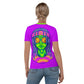 Psychedelic Alien With Dreads Women's T-shirt