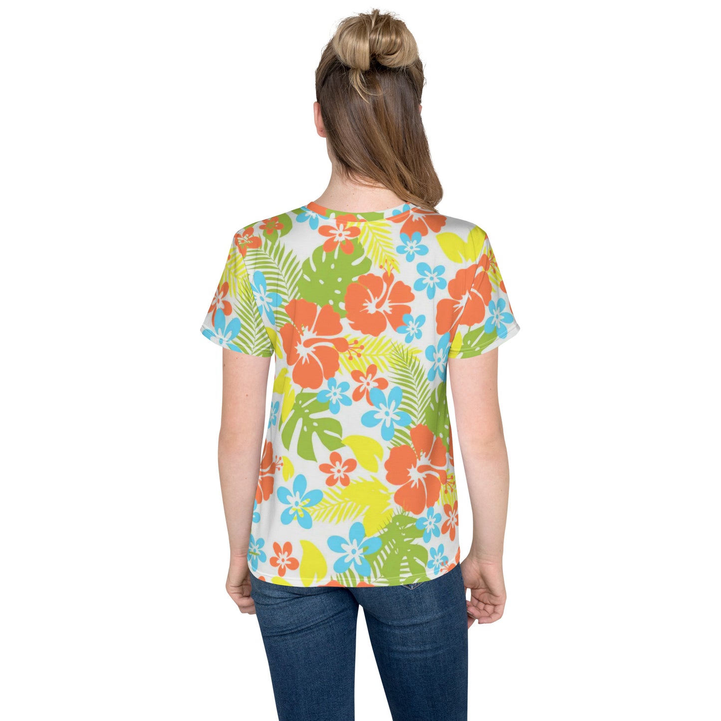 Tropical Hawaiian Flowers Kids T-shirt