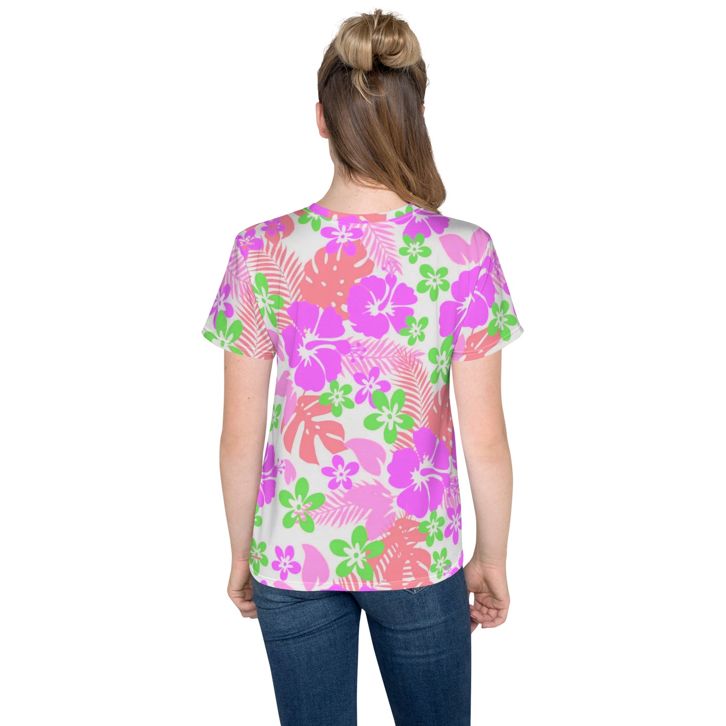 Tropical Hawaiian Flowers Kids T-shirt