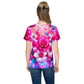 Kids Colorful Flowers crew neck t-shirt