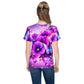 Kids Colorful Flowers crew neck t-shirt