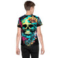 Kids Skulls and Roses crew neck t-shirt