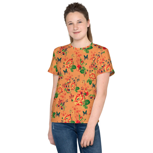 Butterflies and Roses Kids T-shirt