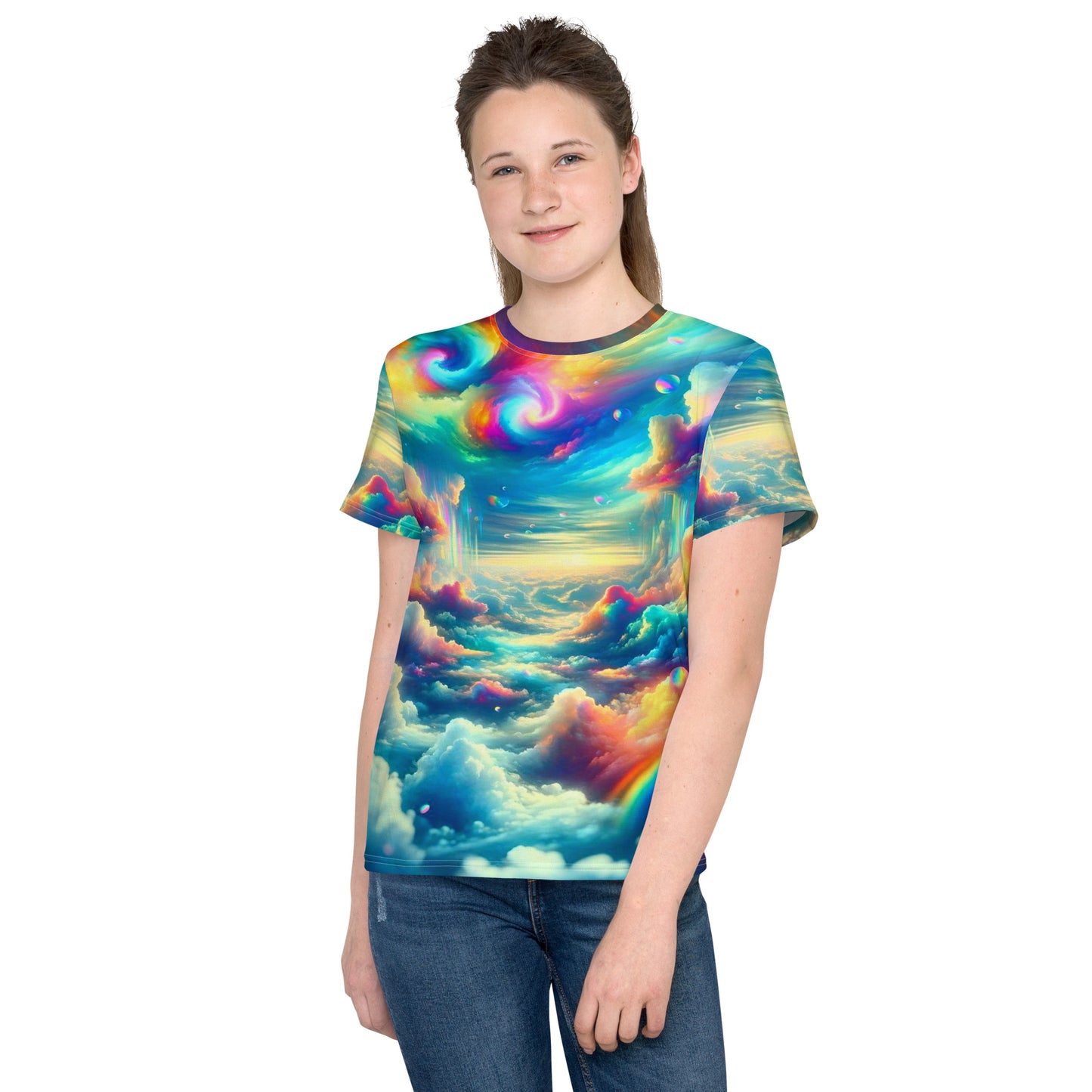 Colorful Kids crew neck t-shirt