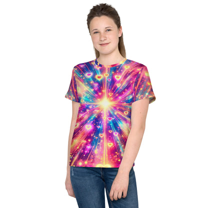 Colorful Kids crew neck t-shirt