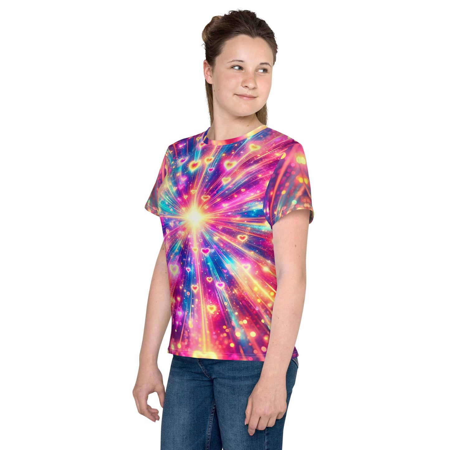 Colorful Kids crew neck t-shirt