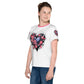 Kids Gothic Heart crew neck t-shirt