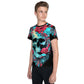 Kids Skulls and Roses crew neck t-shirt