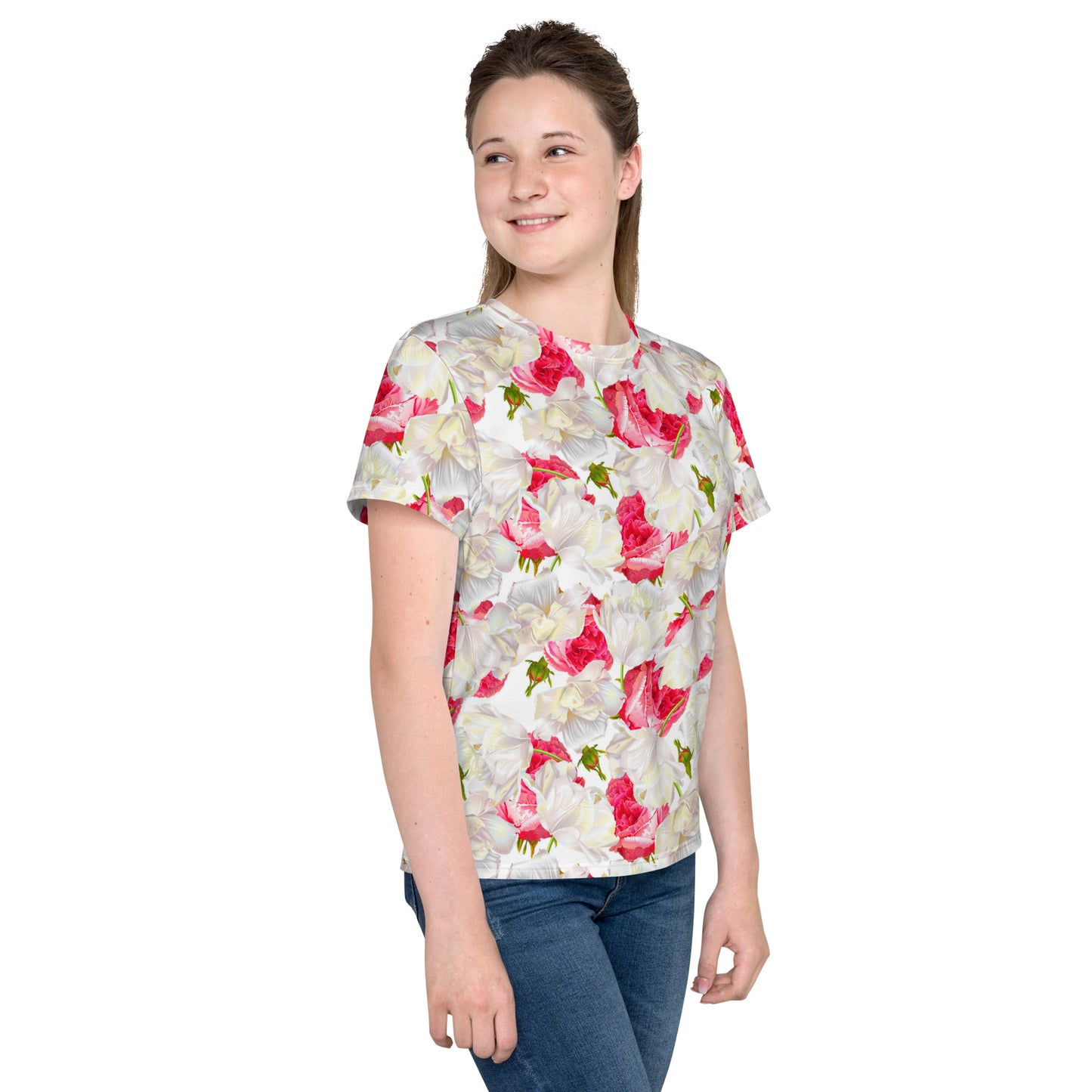 Roses and Tulips Kids T-shirt