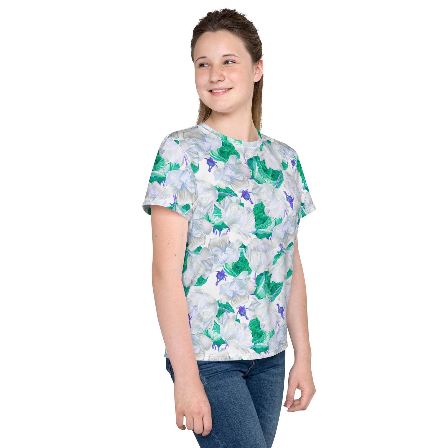 Roses and Tulips Kids T-shirt