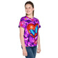 Kids Cute Butterfly crew neck t-shirt