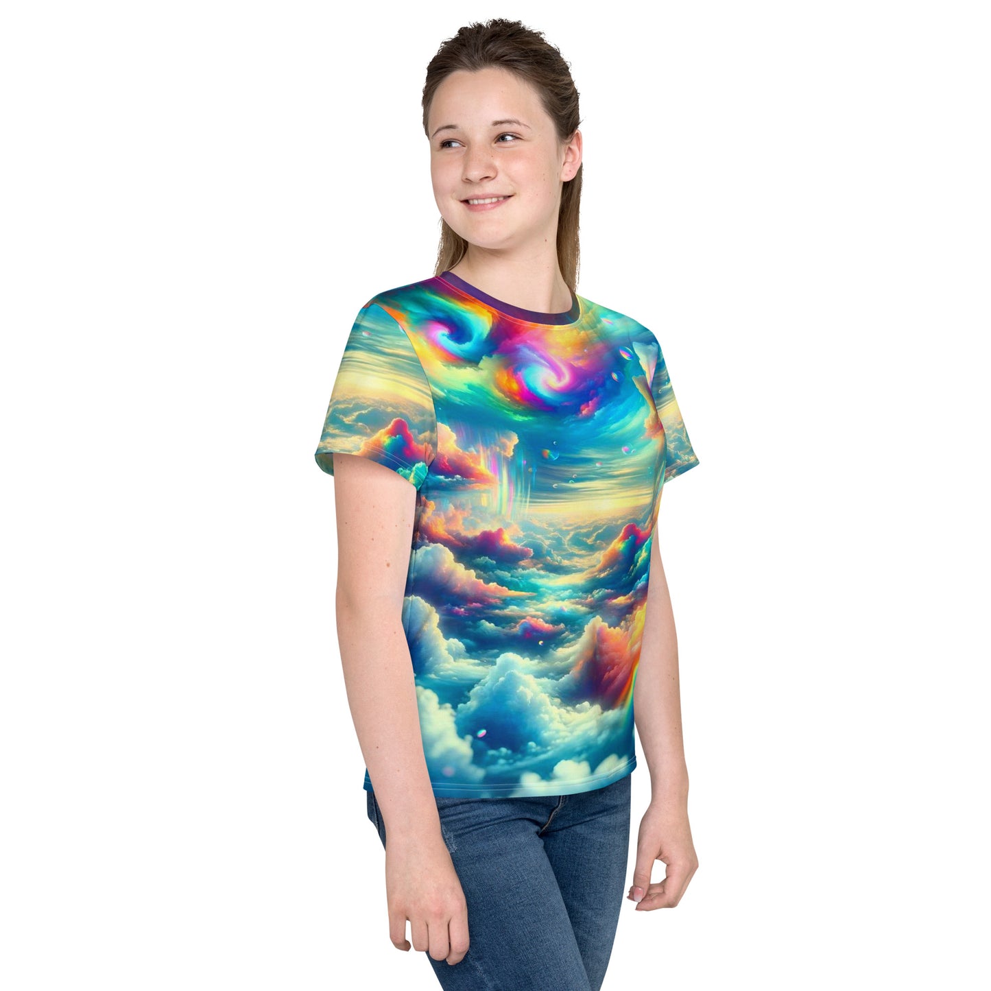 Colorful Kids crew neck t-shirt