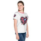 Kids Gothic Heart crew neck t-shirt