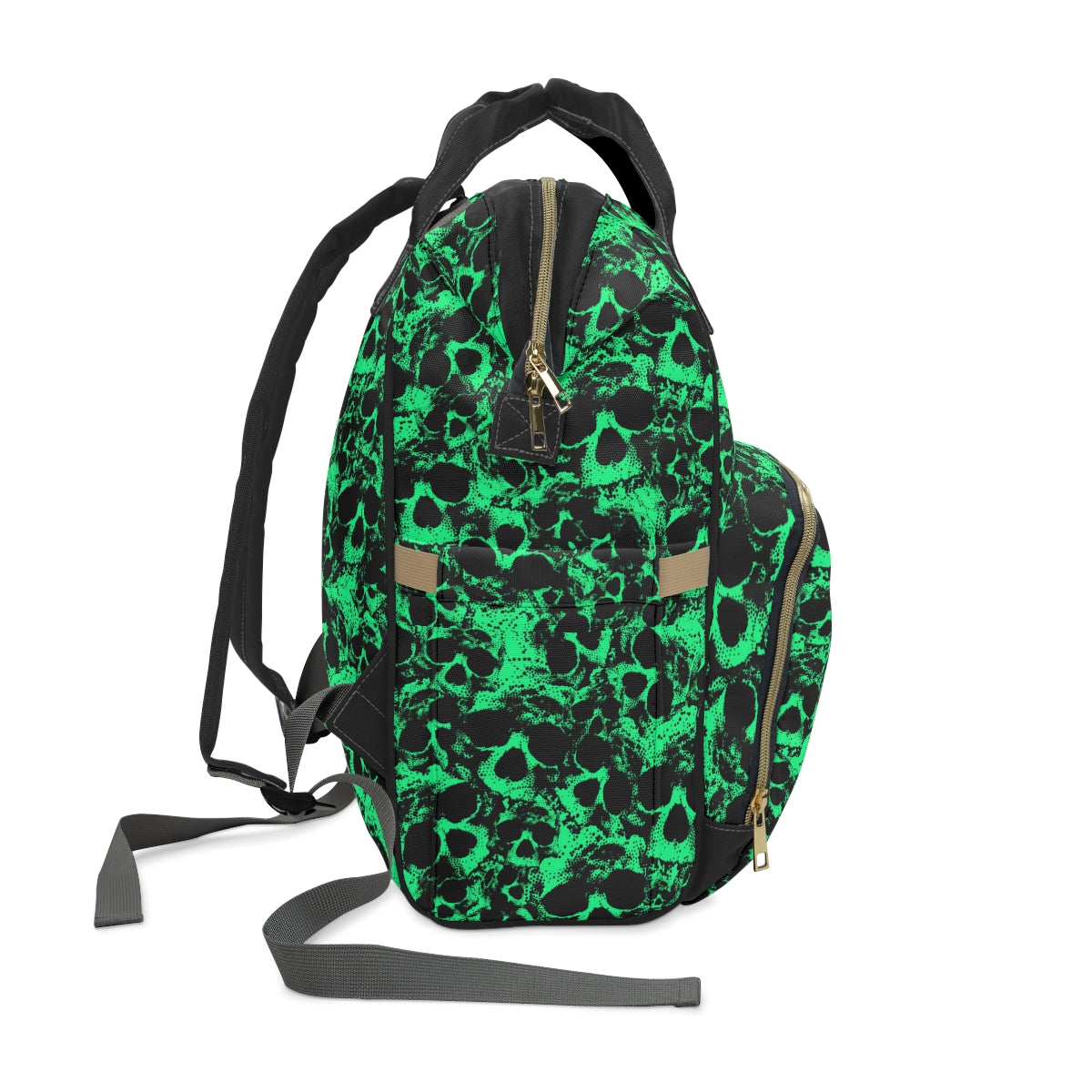 Teal Skull Gang Multifunctional Backpack